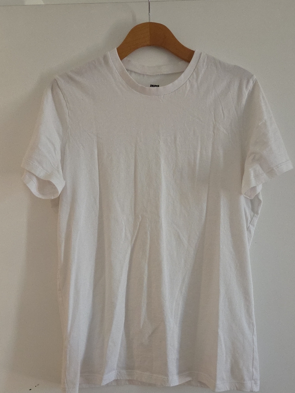Classic Skims White Crew Neck Men's T-Shirt